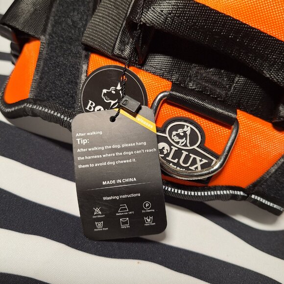 NWT Bolux Dog Vest/Harness Orange M - Picture 7 of 8